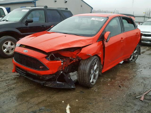 1FADP3L92GL374228 - 2016 FORD FOCUS ST RED photo 2
