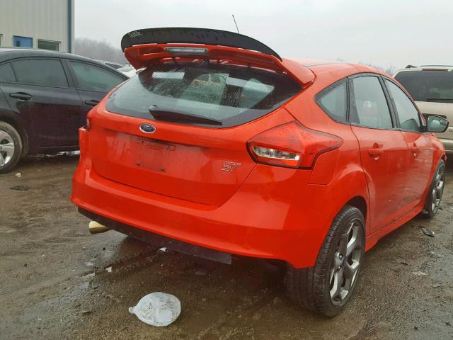 1FADP3L92GL374228 - 2016 FORD FOCUS ST RED photo 4