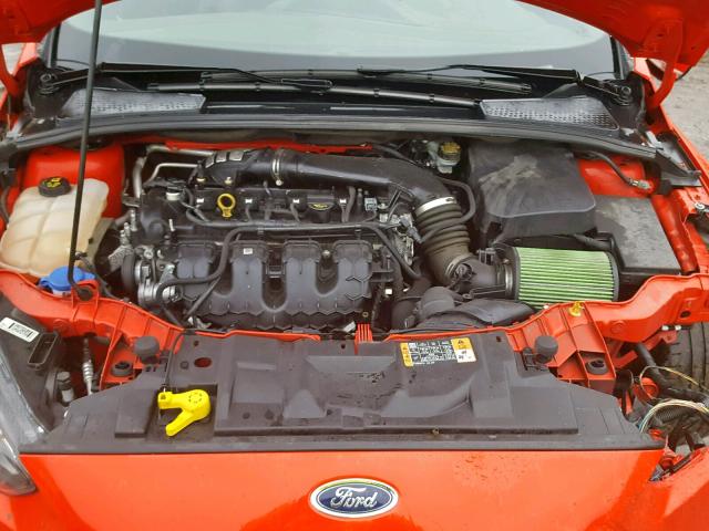 1FADP3L92GL374228 - 2016 FORD FOCUS ST RED photo 7