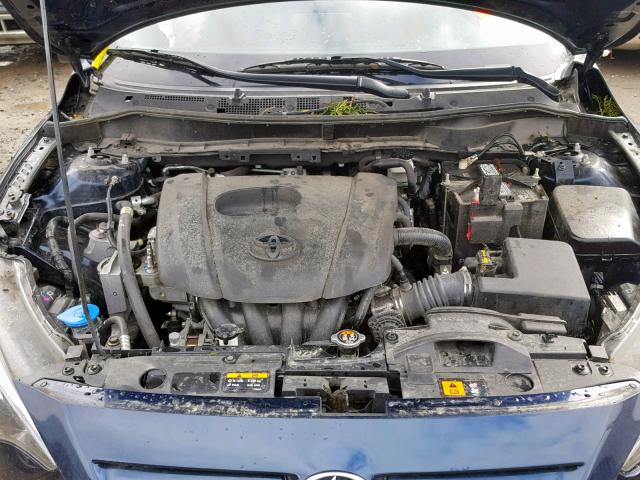 3MYDLBZV7GY141488 - 2016 TOYOTA SCION IA BLUE photo 7