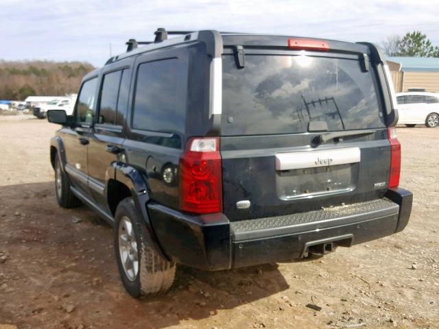 1J8HH68277C691517 - 2007 JEEP COMMANDER BLACK photo 3