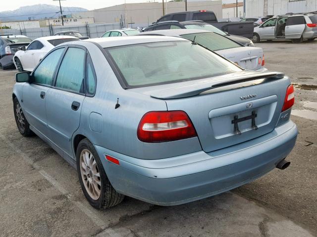 YV1VS27503F991581 - 2003 VOLVO S40 1.9T TEAL photo 3