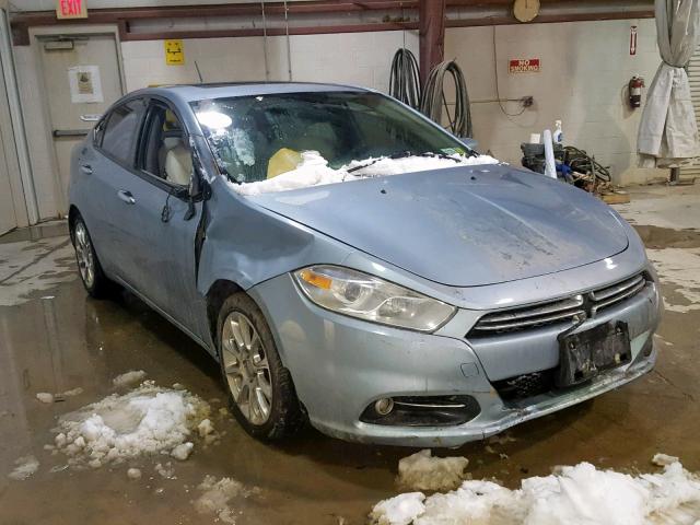 1C3CDFCA4DD179185 - 2013 DODGE DART LIMIT BLUE photo 1