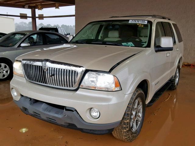 5LMEU88H75ZJ27777 - 2005 LINCOLN AVIATOR 奶油色 照片 2