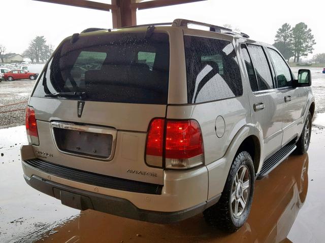 5LMEU88H75ZJ27777 - 2005 LINCOLN AVIATOR 奶油色 照片 4