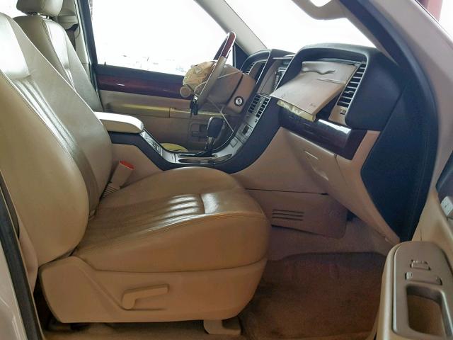 5LMEU88H75ZJ27777 - 2005 LINCOLN AVIATOR 奶油色 照片 5