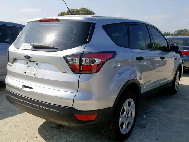 1FMCU0F73HUA27201 - 2017 FORD ESCAPE S SILVER photo 4