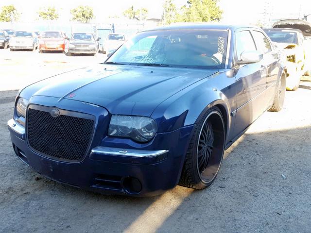 2C3LA63H66H290980 - 2006 CHRYSLER 300C BLUE photo 2