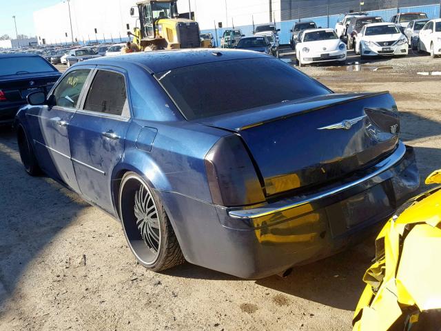 2C3LA63H66H290980 - 2006 CHRYSLER 300C BLUE photo 3