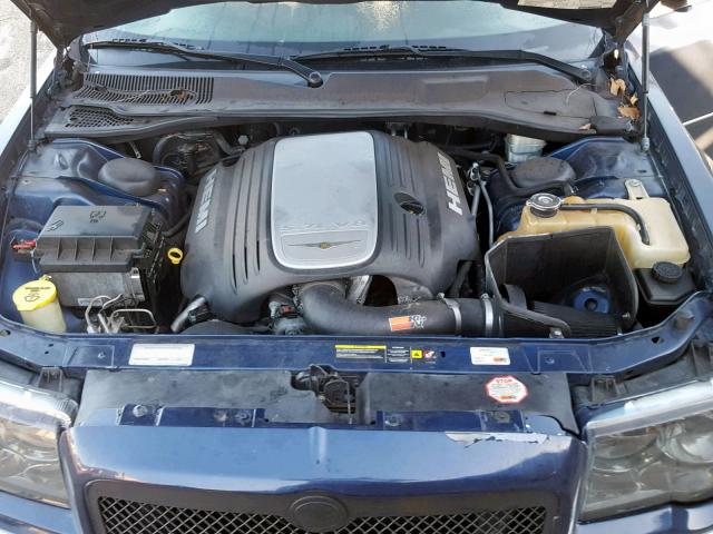 2C3LA63H66H290980 - 2006 CHRYSLER 300C BLUE photo 7