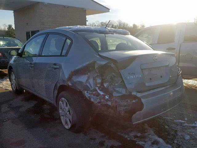 3N1AB61E27L609263 - 2007 NISSAN SENTRA 2.0 GRAY photo 3