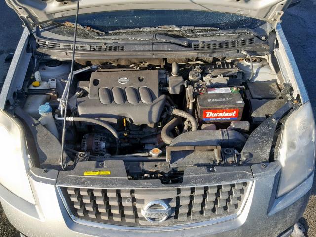 3N1AB61E27L609263 - 2007 NISSAN SENTRA 2.0 GRAY photo 7