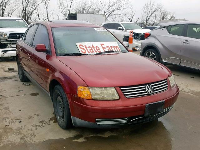 WVWMA63B0WE220460 - 1998 VOLKSWAGEN PASSAT GLS BURGUNDY photo 1