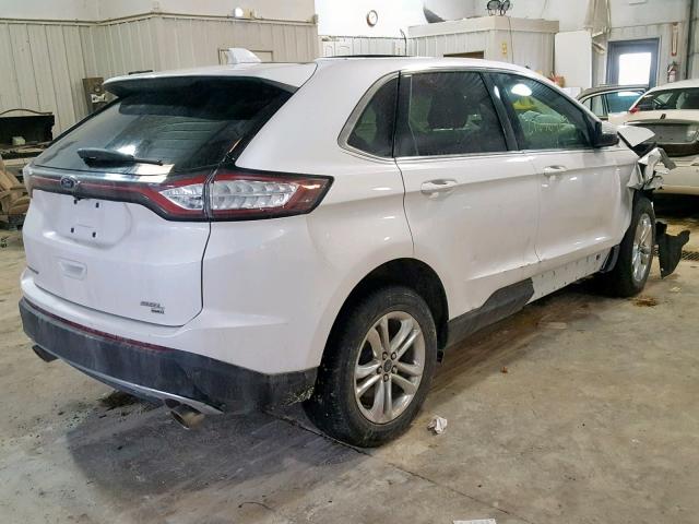 2FMPK4J85GBB04234 - 2016 FORD EDGE SEL WHITE photo 4