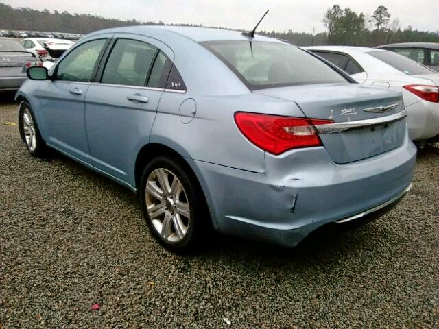 1C3CCBBB5DN695670 - 2013 CHRYSLER 200 TOURIN BLUE photo 3