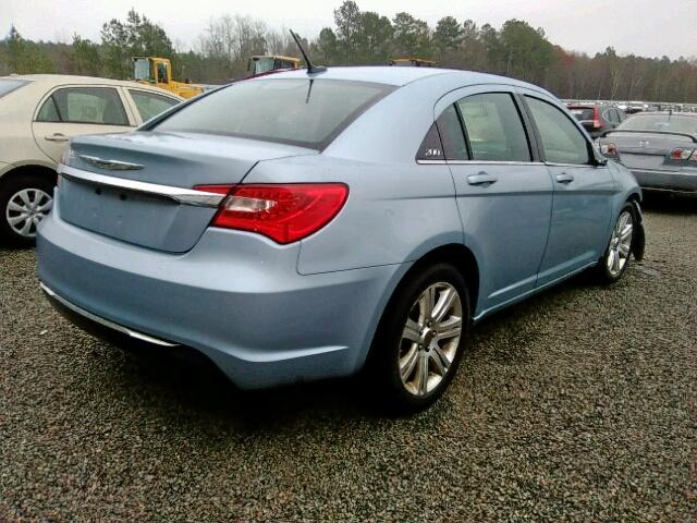 1C3CCBBB5DN695670 - 2013 CHRYSLER 200 TOURIN BLUE photo 4