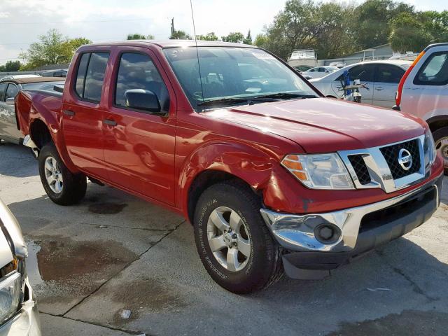 1N6AD0ER5AC429776 - 2010 NISSAN FRONTIER C RED photo 1