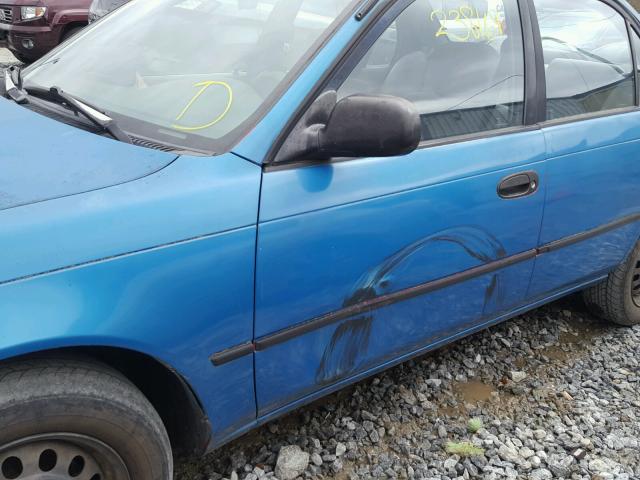 1NXAE09B8RZ128420 - 1994 TOYOTA COROLLA LE BLUE photo 9