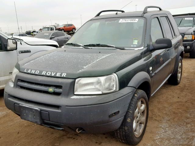 SALNY22252A200726 - 2002 LAND ROVER FREELANDER GREEN photo 2