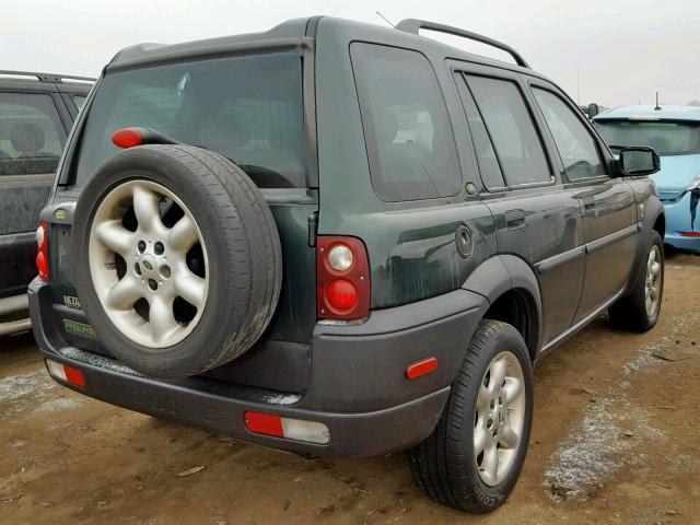 SALNY22252A200726 - 2002 LAND ROVER FREELANDER GREEN photo 4