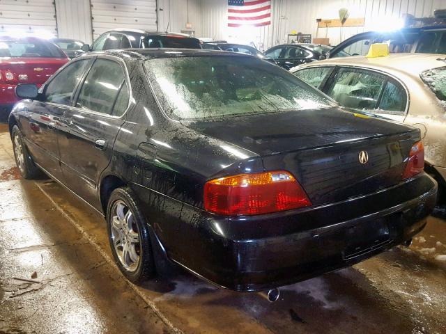 19UUA56661A034769 - 2001 ACURA 3.2TL BLACK photo 3