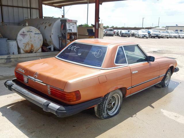 10704412062526 - 1980 MERCEDES-BENZ 450 SL ORANGE photo 4