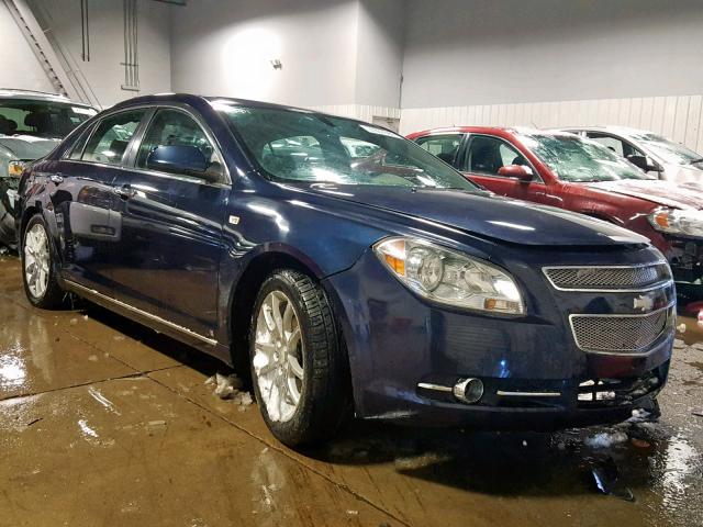 1G1ZK57708F255038 - 2008 CHEVROLET MALIBU LTZ BLUE photo 1