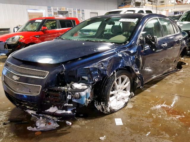 1G1ZK57708F255038 - 2008 CHEVROLET MALIBU LTZ BLUE photo 2