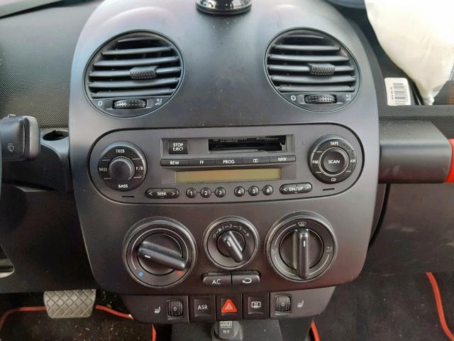 3VWCD21C23M434084 - 2003 VOLKSWAGEN NEW BEETLE RED photo 9