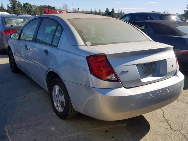1G8AG52F43Z101163 - 2003 SATURN ION LEVEL SILVER photo 3