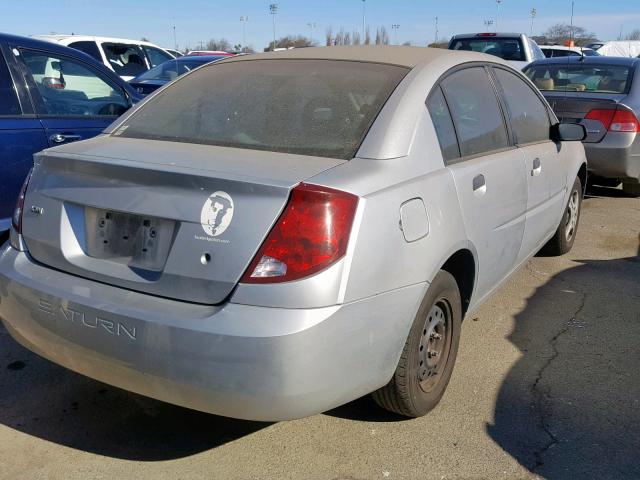 1G8AG52F43Z101163 - 2003 SATURN ION LEVEL SILVER photo 4