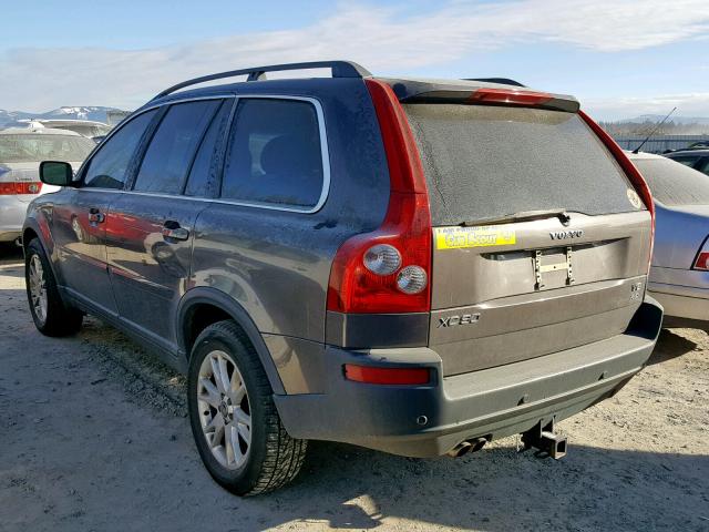 YV1CZ852151189829 - 2005 VOLVO XC90 V8 GRAY photo 3