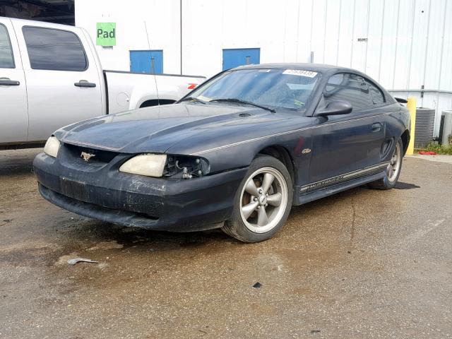 1FALP42X2TF189185 - 1996 FORD MUSTANG GT BLACK photo 2