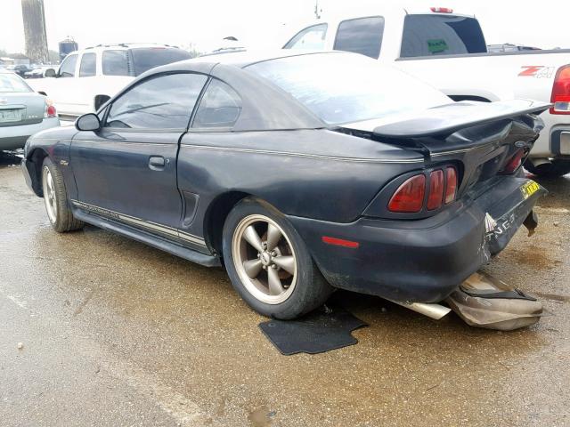 1FALP42X2TF189185 - 1996 FORD MUSTANG GT BLACK photo 3