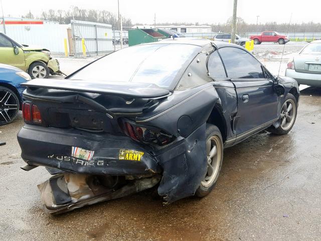 1FALP42X2TF189185 - 1996 FORD MUSTANG GT BLACK photo 4