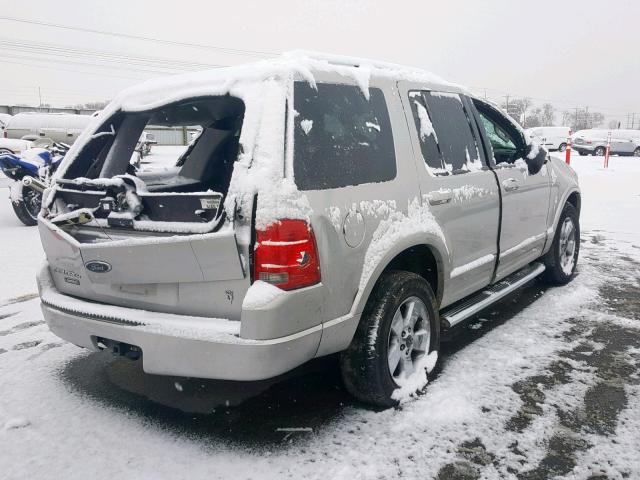 1FMZU75W44ZA03868 - 2004 FORD EXPLORER L SILVER photo 4