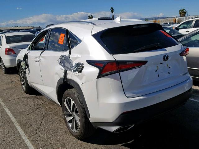 JTJYARBZ1K2118448 - 2019 LEXUS NX 300 WHITE photo 3