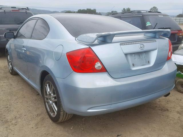 JTKDE177150017692 - 2005 TOYOTA SCION TC ლურჯი ფოტო 3