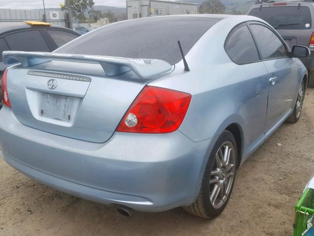 JTKDE177150017692 - 2005 TOYOTA SCION TC ლურჯი ფოტო 4