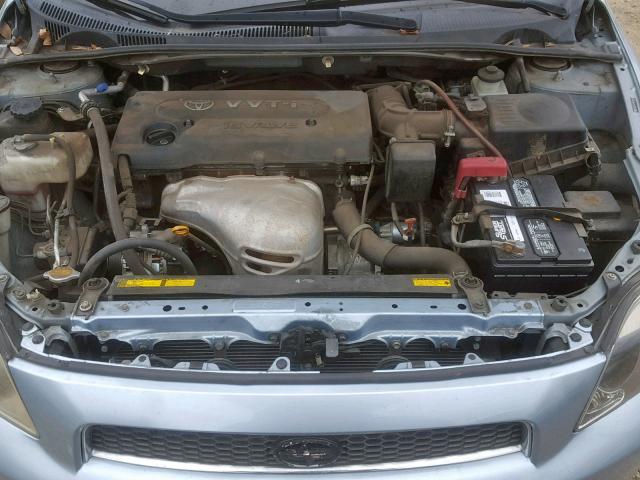 JTKDE177150017692 - 2005 TOYOTA SCION TC ლურჯი ფოტო 7