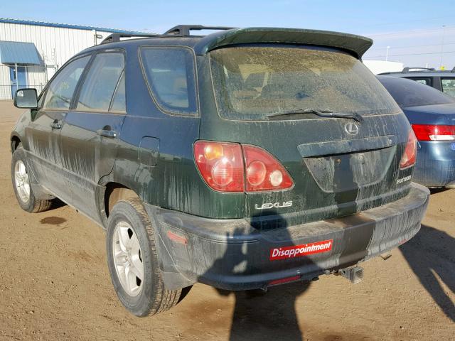 JT6HF10U4Y0104455 - 2000 LEXUS RX 300 GREEN photo 3