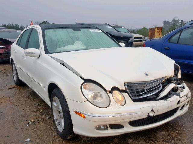 WDBUF26J06A955328 - 2006 MERCEDES-BENZ E 320 CDI WHITE photo 1