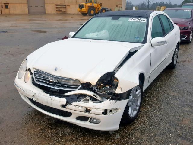 WDBUF26J06A955328 - 2006 MERCEDES-BENZ E 320 CDI WHITE photo 2