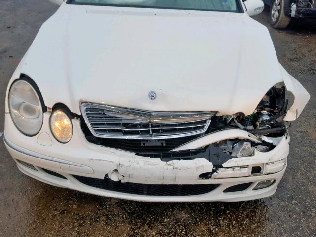 WDBUF26J06A955328 - 2006 MERCEDES-BENZ E 320 CDI WHITE photo 9