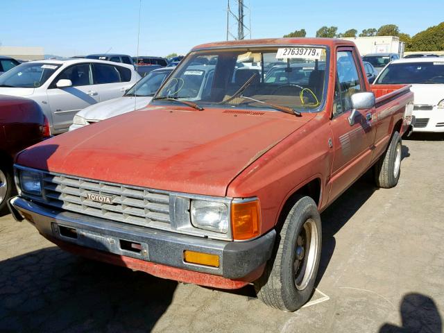 JT4RN55E1F0130131 - 1985 TOYOTA PICKUP 1 T RED photo 2