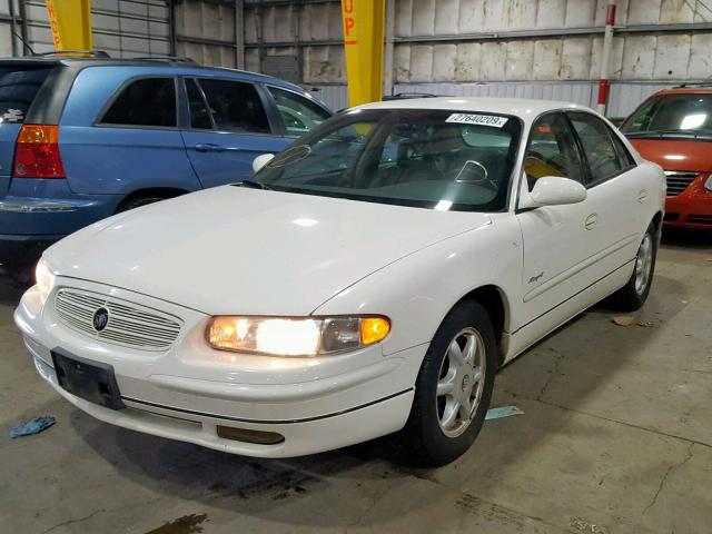 2G4WB55K411307345 - 2001 BUICK REGAL LS WHITE photo 2