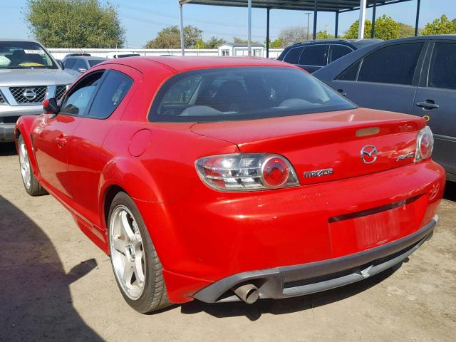 JM1FE17N640131457 - 2004 MAZDA RX8 RED photo 3