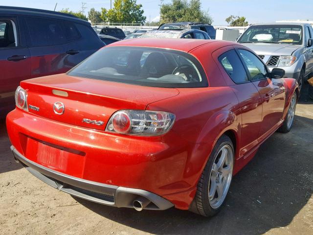 JM1FE17N640131457 - 2004 MAZDA RX8 RED photo 4