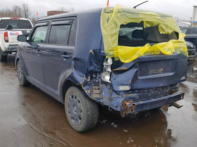 JTLKE50E781018427 - 2008 TOYOTA SCION XB Көк фото 3