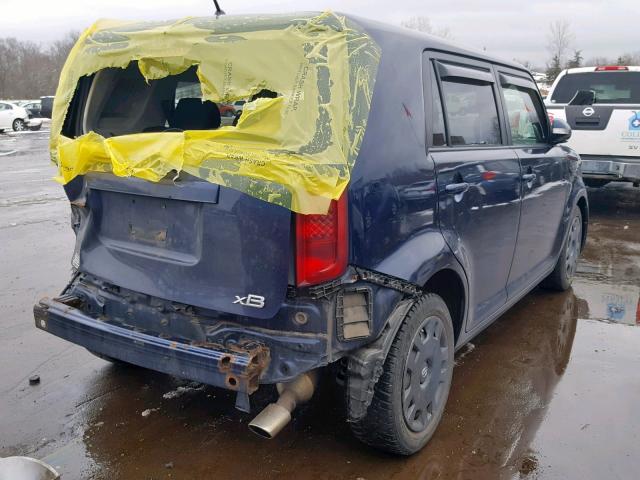JTLKE50E781018427 - 2008 TOYOTA SCION XB Көк фото 4